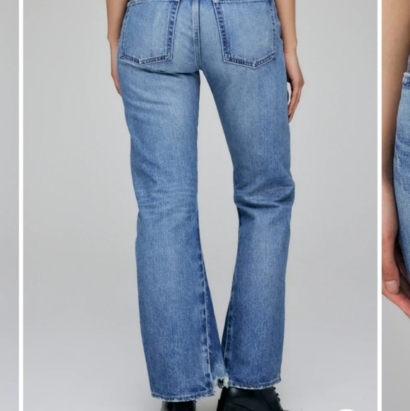 Moussy Vintage MV Saint Charles Remake Flare in blue made in Japan denim size 32 - Picture 7 of 16